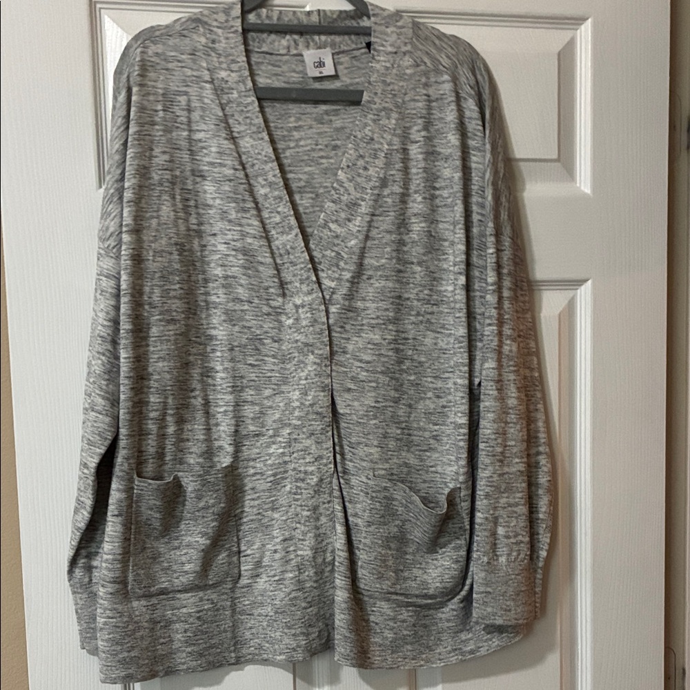 CAbi Heather Gray Women's Cardigan